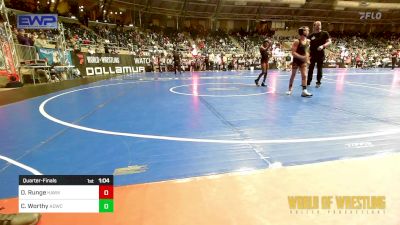 80 lbs Quarterfinal - Owen Runge, Hawkeye Wrestling Academy vs Christian Worthy, American Dream Wrestling Club