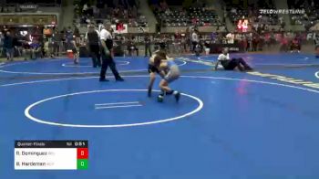 64 lbs Quarterfinal - Rocco Dominguez, Red Wave Wrestling vs Brody Hardeman, Best Trained