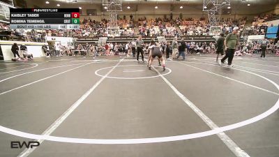 145 lbs Rr Rnd 1 - Kaisley Taber, Hennessey Takedown Club vs Romina Temengil, Crutchmer Wrestling