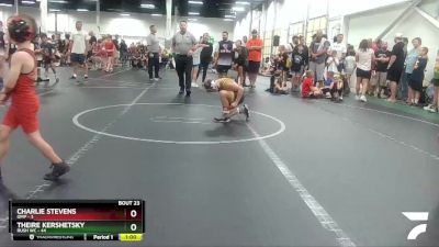 90 lbs Round 6 (8 Team) - Charlie Stevens, OMP vs Theire Kershetsky, Rush WC