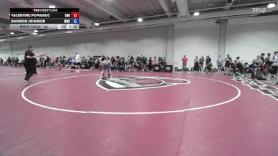 65 lbs Cons. Round 5 - Valentine Popadiuc, 505 Wrestling Club vs Dawson Johnson, Minnesota - RTC