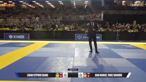 Juan Manuel Yanez Navarro vs Logan Stephen Chang 2025 Pan Kids Jiu-Jitsu IBJJF Championship