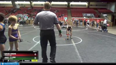 56 lbs Quarterfinal - Andy Clark, Olmsted Falls vs David Arens, Prodigy WA