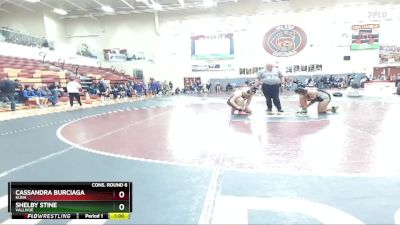 235 lbs Cons. Round 6 - Shelby Stine, Vallivue vs Cassandra Burciaga, Kuna