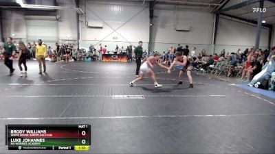 138 lbs Cons. Round 3 - Brody Williams, White House Wrestling Club vs Luke Johannes, No Worries Academy