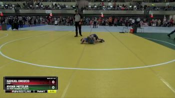 75 lbs Cons. Round 1 - Ryder Metzler, De Pere Redbirds Youth vs Samuel Orozco, LAW