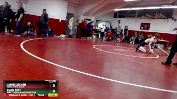 150 lbs Cons. Round 2 - Evan Tate, Perry Meridian Wrestling Club vs Jamie Decker, Terre Haute South