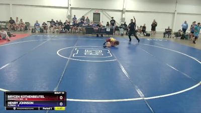 77 lbs Quarters & 1st Wb (16 Team) - Brycen Kothenbeutel, Minnesota Red vs Henry Johnson, Florida