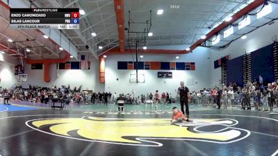 92 lbs 5th Place Match - Silas Lancour, PWA vs Enzo Canonizado, NOVA Wrestling Club