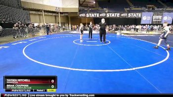75 lbs Cons. Round 2 - Tayden Mitchell, Washington vs Briak Chapman, Mat Demon Wrestling Club