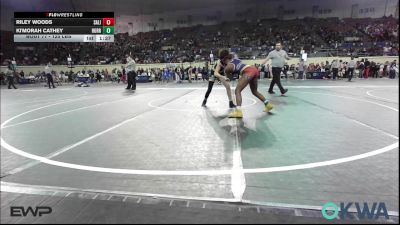 125 lbs Semifinal - Riley Woods, Salina Wrestling Club vs Ki'Morah Cathey, Hurricane Wrestling Academy