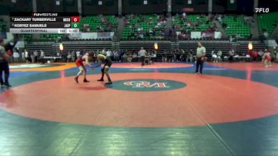 6A 126 lbs Quarterfinal - Zackary Turberville, Muscle Shoals vs Kortez Samuels, Jasper