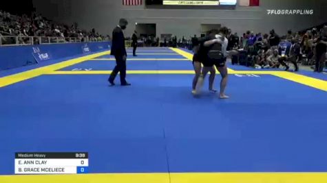 ELISABETH ANN CLAY vs BRIDGET GRACE MCELIECE 2021 World IBJJF Jiu-Jitsu No-Gi Championship