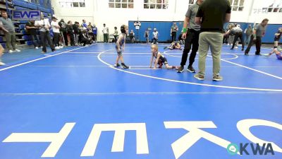 43 lbs Semifinal - Rodrick Waitkus, Team Tulsa Wrestling Club vs Baylor Myers, Bridge Creek Youth Wrestling