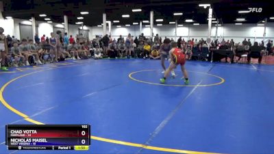 102 lbs Round 1 (8 Team) - Chad Votta, Maryland vs Nicholas Maisel, West Virginia