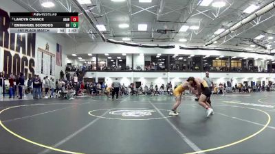 149 lbs 1st Place Match - Emmanuel Scordos, Baldwin Wallace vs Landyn Crance, Adrian