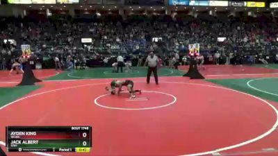 110 lbs Cons. Round 4 - Jack Albert, STR1 vs Ayden King, WCWA