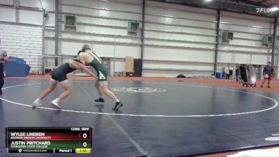 174 lbs Cons. Semi - Wylee Lindeen, Eastern Oregon University vs Justin Pritchard, Evergreen State College