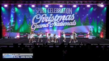 Thunder Elite - Mini Bolts [2025 L1 Mini - D2] 2025 Spirit Celebration Christmas Grand Nationals