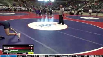 6A 120 lbs 1st Place Match - Zayne Lewis, Heritage vs Isaac Chapracki, Rogers High