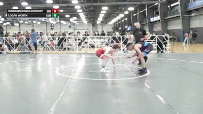 120 lbs Rr Rnd 2 - Franko Maldonado-Rodriguez, BRTC - HSB vs Logan Worth, BAWA GOLD - HSB