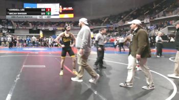 7A 126 lbs 3rd Place Match - Cordell Lee, Huntsville vs Micah Swiger, Daphne