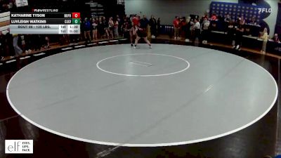 135 lbs. Champ. Round 1 - Luvleigh Watkins, Clarksville vs Katharine Tyson, North Point