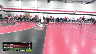 60A Cons. Round 1 - Walt Manda, Pleasant Hill Youth Wrestling vs Oakley Jones, Higginsville Youth Wrestling