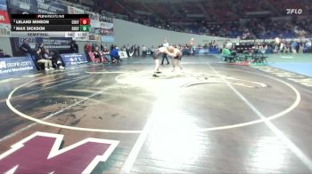 2A/1A Boys 165 Semifinal - Leland Minson, Culver Boys vs Max Dickson, Culver Boys