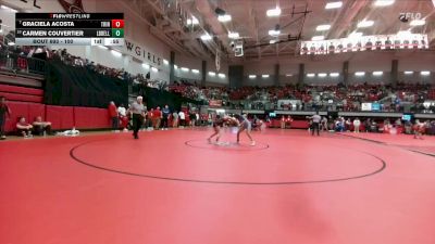 100 lbs Cons. Round 2 - Graciela Acosta, Euless Trinity vs Carmen Couvertier, Hurst Bell