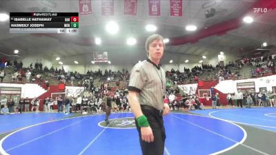 140 lbs Cons. Round 2 - Isabelle Hathaway, Garrett vs Hasmeily Joseph, Monrovia