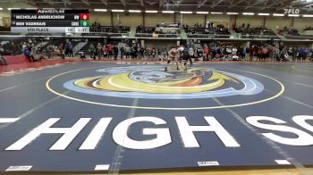 157 lbs 5th Place - Nicholas Andruchow, West Warwick vs Ben Vadenais, Cumberland