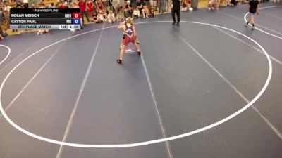 126 lbs 5th Place Match - Nolan Meisch, Grynd vs Cayton Pahl, Pine Island