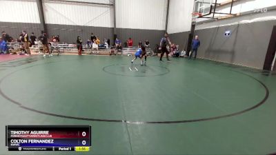 63 lbs Round 1 - Timothy Aguirre, FordDynastyWrestlingClub vs Colton Fernandez, NWWC