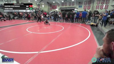 64 lbs Consi Of 8 #2 - Easton Contreras, Raw Wrestling Club vs Koen King, Miami