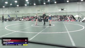 110 lbs 4th Wrestleback (16 Team) - Kylie Klum, Wisconsin vs Grace Romans, Texas Red