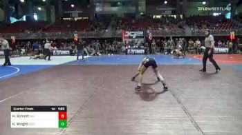 70 lbs Quarterfinal - Hayden Schmit, David City Wrestling Club vs Korbyn Wright, Colorado Outlaws