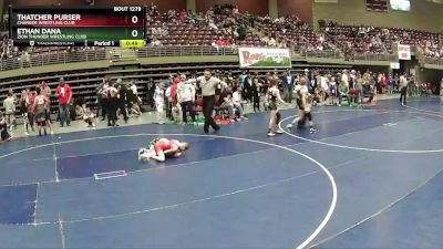 67 lbs Semifinal - Ethan Dana, Zion Thunder Wrestling Club vs Thatcher Purser, Charger Wrestling Club