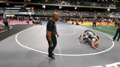 5A 144 lbs Cons. Round 1 - Cash Kartaltepe, San Antonio Wagner vs Joseph Barabas, Prosper Walnut Grove