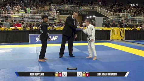 Josh Nguyen Le vs Jude River Richards 2025 Pan Kids Jiu-Jitsu IBJJF Championship