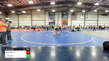 182 lbs Round Of 32 - Matthew Richter, NC vs Jacob Wright, VA