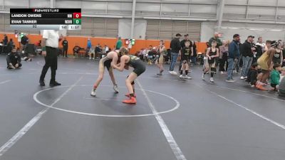92 lbs Round 5 (6 Team) - Landon Owens, Meridian Maniacs vs Evan Tanner, Westshore
