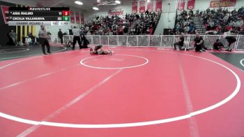 105 lbs Champ. Round 2 - Cecilia Villanueva, Hesperia vs Asia Rialmo, Yucca Valley