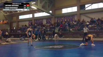 120 lbs Semifinal - Antonio Grooman, Laramie vs Izaius McDonald, Cheyenne East