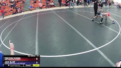 74 lbs Round 3 - Jack Blair, Hawks Wrestling Club (Lincoln) vs Treyson Goebel, MWC Wrestling Academy