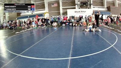 150 lbs Champ. Round 1 - Rider Eggett, Utah vs Logan Nitti, Team Idaho Wrestling Club