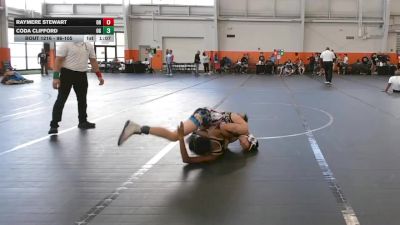 96-105 lbs 1st Place Match - Raymere Stewart, Ohio Heroes vs Coda Clifford, Ohio Gold
