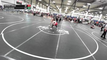 144 lbs 5th Place - Jackson Arnau, Rby Wc vs Cash Rogers, Southwest Hammers