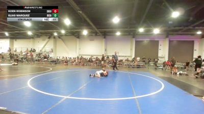 46 lbs 5th Place - Koen Robinson, Shootbox WC vs Elias Marquez, Rkda