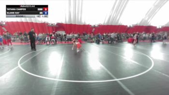 115 lbs Round 1 - Tatiana Campos, Slinger Red Rhinos Wrestling Club vs Elaine Hay, Askren Wrestling Academy
